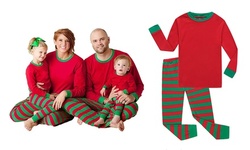 Christmas Family Pajamas Set Xmas Sleepwear Costume Nightwear Kids Adults