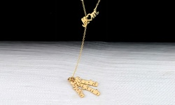 Custom Love Mom Charm Necklace from MonogramHub.com (Up to 89% Off)