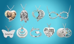 Custom Family, Name, or Photo Jewelry in .925 Sterling Silver from Juststyling (Up to 80% Off)