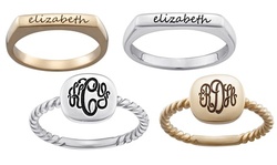 Personalized Stackable Rings (Up to 60% Off)