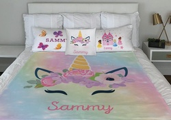 One or Two Kid's Pillowcases & Blankets from Monogram Online (74% Off) 