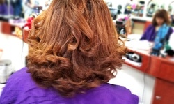Keratin-Straightening or Perm Treatment at Off The Boulevard (47% Off)
