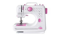 Sewing Machine Free-Arm Crafting Mending Machine with 12 Built-In Stitched White