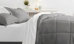 Merit Linens Premium Solid Bed in a Bag Sets (8-Piece)