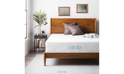 Lucid 12 Inch Gel Memory Foam Mattress - Choose Plush or Medium 