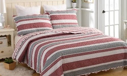 Delilah - 3 Piece Reversible Quilt Set