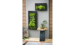12-Pocket Galvanized Metal Indoor-Outdoor Wall Planter