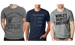 Men's Funny T-Shirts - Multiple Designs, 8 Sizes