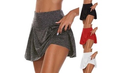 Women Sports Quick Drying Skort Skirt Active Athletic Yoga Fitness Skirts