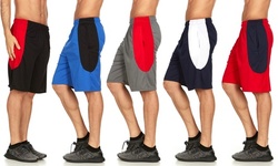 Men's Mesh Active Performance Shorts (5-Pack, S-2XL)