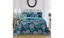 Home Style 3-piece Reversible Printed Quilt Sets 