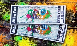 2, 3, 4, 6, or 12 Paintball Passes with Safety Gear and Gun Rental from Paintball USA Tickets (Up to 92% Off)
