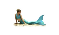 Girls' 3 Piece Mermaid Swimsuit
