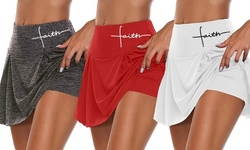 Women Running Shorts Skirt High Waist New Shorts Patchwork Fitness Shorts