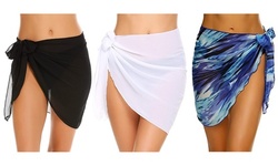 Women Beach Wrap Sarong Cover Up Chiffon Swimsuit Wrap Skirts