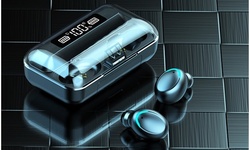 True Wireless Bluetooth Earbuds with 1200mAh Charging Case