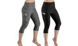 Women Workout Out Pocket Leggings Fitness Sports Gym Running Yoga Athletic Pants