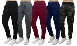 2-Pack Women's Loose Fitting Open Bottom Fleece Sweatpants (Sizes, S-2XL) 