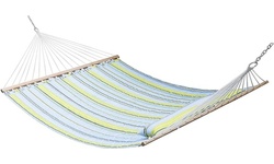ZENY Double Hammock Quilted Fabric Hammock with Pillow for 2 Person