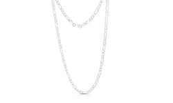 Italian Made 4MM Figaro Chains by Simply.925
