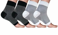 3/6 Pair Foot Ankle Sleeve Anti Fatigue Compression Swelling Relief Socks (L/XL)