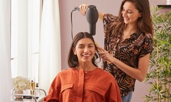 One Haircut with Blowout and Shampoo or Conditioning Treatment at Chantilly Creative (Up to 44% Off)