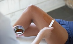 One or Two Chocolate Brazilian Waxes at Blooming Brows (Up to 51% Off)
