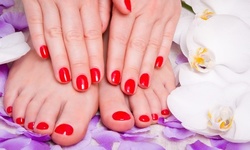 Shellac or OPI Gel Manicure or Spa Pedicure at Future Directions Hair Studio & Spa (Up to 41% Off)