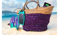 Aduro PowerUp Solar 6,000mAh Dual USB Backup Battery