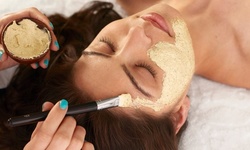 Custom Facial with Chemical Peel, Microdermabrasion, or Microcurrent Facelift at The Facial Room (Up to 55% Off)