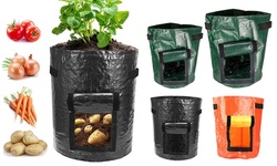 2-Pack Garden Planting Pots Grow Planter Bags for Potato Carrot Onion