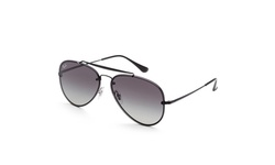 Ray-Ban Blaze Aviator Black Matte RB3584N 153/11 61-13 Large Gradient
