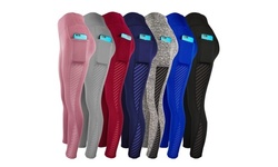 Women's Fashion Strech Compression Causal Leggings Yoga Pants With Pocket