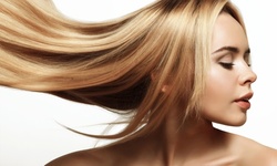 Partial or Full Highlights w/ Deep Conditioning, Haircut, and Blow-Dry at Salon Bamboo (Up to 41% Off)