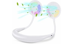 Neck Fan Portable Personal Fan USB Rechargeable with Dual Cooling Wind Head
