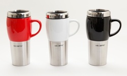 Mr. Coffee Traverse 16 oz Travel Mugs with Lids