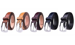 Braveman Collection Men's Smooth Genuine Leather Dress Belts