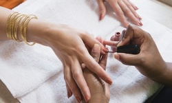 One Full Set of Acrylic Nails at Gold File Nails (Up to 37% Off). Two Options Available.
