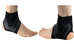1 Pair Elastic Adjustable Ankle Brace Support Sports Protector Foot Wrap