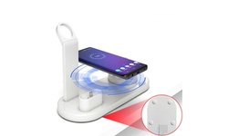 4 in 1 Wireless Charging Station Dock Charger Stand Apple Watch iPhone Air Pods