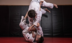 One Month of Brazilian Jiujitsu and Kickboxing Classes for One or Two at UNA Brazilian Jiu Jitsu (79% Off)