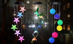 Solar Lights LED Decorative Lights Solar Powered Mobile Hanging Chimes Outdoor 