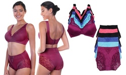 Angelina D-DD-DDD Cup Bras or Boyshort Briefs Matching Set (6-Pack)
