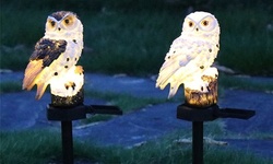 Solar Lights Owl Solar LED Lights with Stake Decorative Garden Solar Lights 