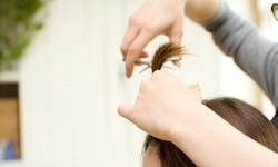 Men's or Women's Haircut, or Blowout at Ahh Hair Salon (Up to 55% Off)