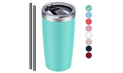20 OZ Stainless Steel Tumbler Double Wall Insulated Tumbler Coffee Mug With Lid