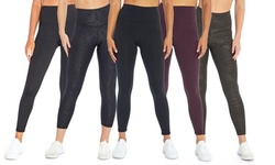 Women's Marika High-Rise Soft Deluxe and Embossed 25" Ankle Leggings