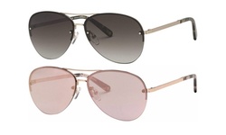 Banana Republic Brett Women's Rimless Aviator Sunglasses