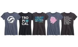 Women's Soft Crew Neck T-Shirt With Florida Themed Graphics Available Sizes S-4X