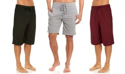 (3 Pack) DARESAY Mens Athletic Jersey Knit Shorts 